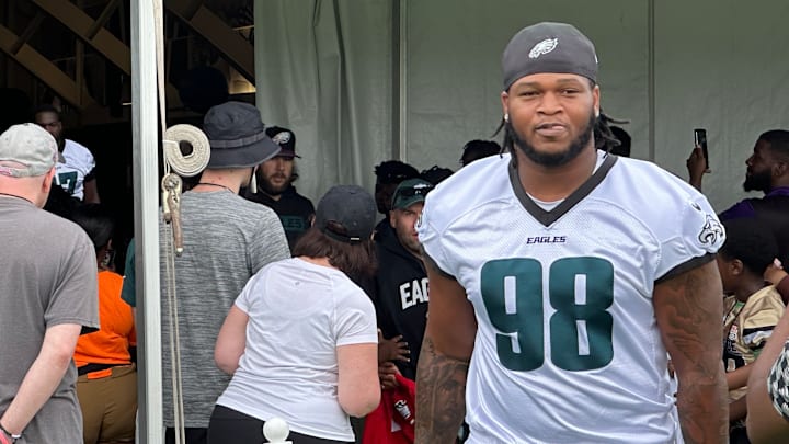 Eagles star DT Jalen Carter. Eagles star DT Jalen Carter.