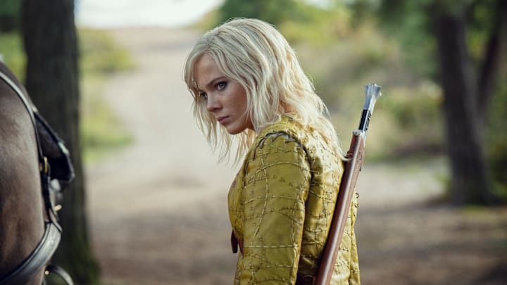 Freya Allan as Ciri in The Witcher season 4. 