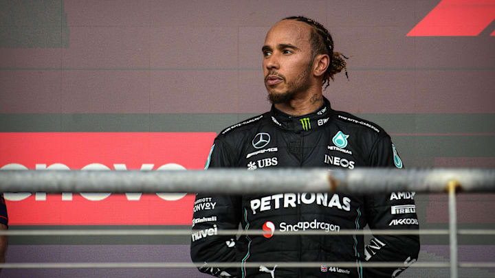 Oct 22, 2023; Austin, Texas, USA; Mercedes AMG Petronas Motorsport driver Lewis Hamilton (44) of Oct 22, 2023; Austin, Texas, USA; Mercedes AMG Petronas Motorsport driver Lewis Hamilton (44) of