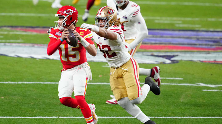 Kansas City Chiefs quarterback Patrick Mahomes (15)