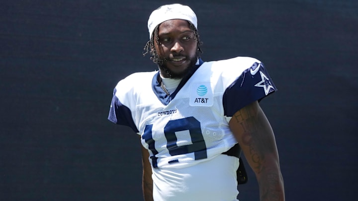 Dallas Cowboys WR Ryan Flournoy at training camp in Oxnard.