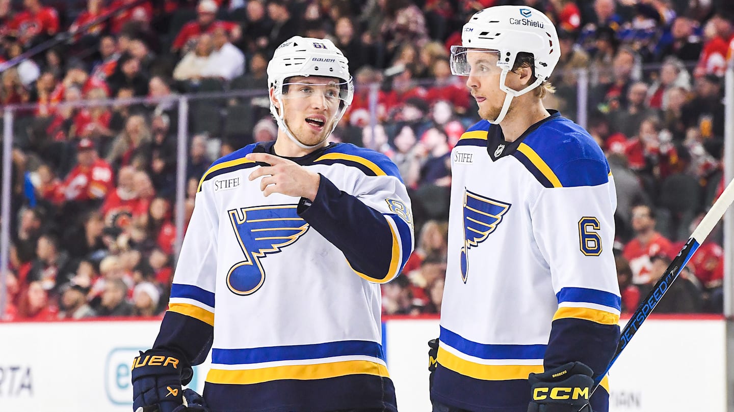 Blues poke fun at offer sheet compensation levels on social media
