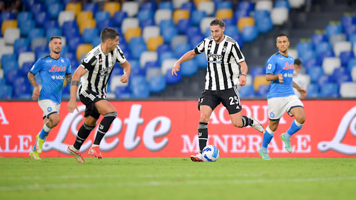 Una fase di Napoli-Juve