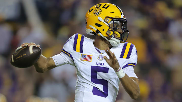 Former LSU quarterback Jayden Daniels