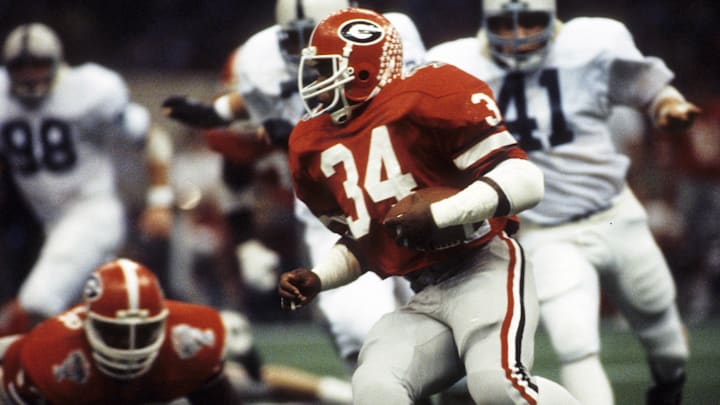 Georgia Bulldogs running back Herschel Walker (34)