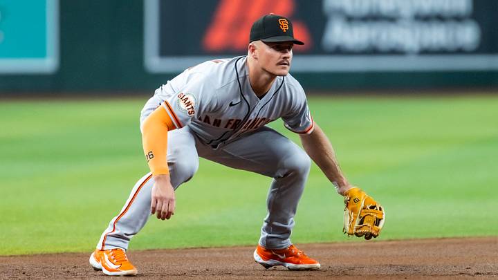Jun 30, 2026; Phoenix, Arizona, USA; San Francisco Giants third baseman Matt Chapman against the Arizona Diamondbacks at Chase Field. Mandatory Credit: Mark J. Rebilas-Imagn Images Jun 30, 2026; Phoenix, Arizona, USA; San Francisco Giants third baseman Matt Chapman against the Arizona Diamondbacks at Chase Field. Mandatory Credit: Mark J. Rebilas-Imagn Images