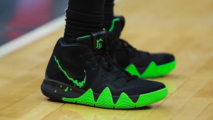 The Nike Kyrie 4 "Halloween" colorway.