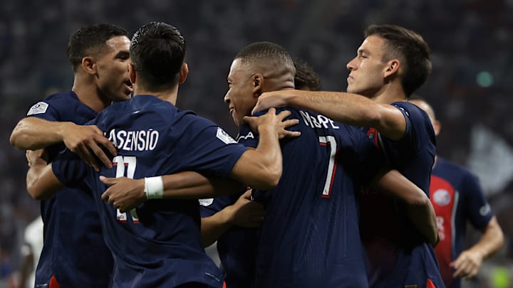 Kylian Mbappe, Achraf Hakimi, Marco Asensio, Manuel Ugarte