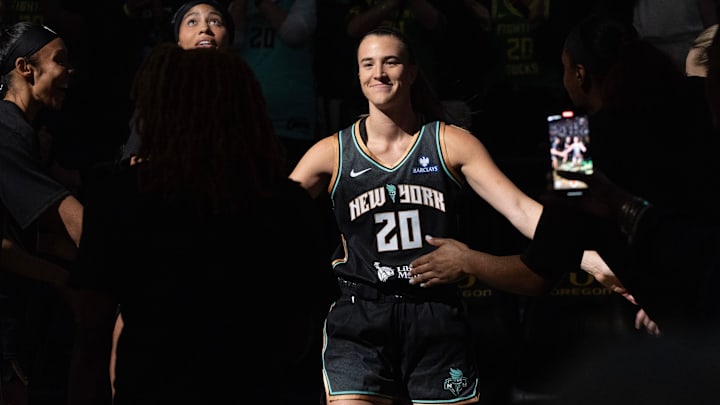 New York Liberty's Sabrina Ionescu on May 12, 2025.