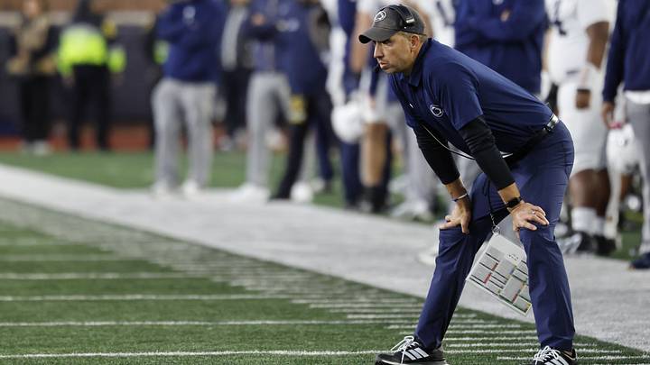 Oct 17, 2026; Ann Arbor, Michigan, USA; Penn State Nittany Lions head coach Matt Campbell looks on in the second half against the Michigan Wolverines at Michigan Stadium. Mandatory Credit: Rick Osentoski-Imagn Images Oct 17, 2026; Ann Arbor, Michigan, USA; Penn State Nittany Lions head coach Matt Campbell looks on in the second half against the Michigan Wolverines at Michigan Stadium. Mandatory Credit: Rick Osentoski-Imagn Images