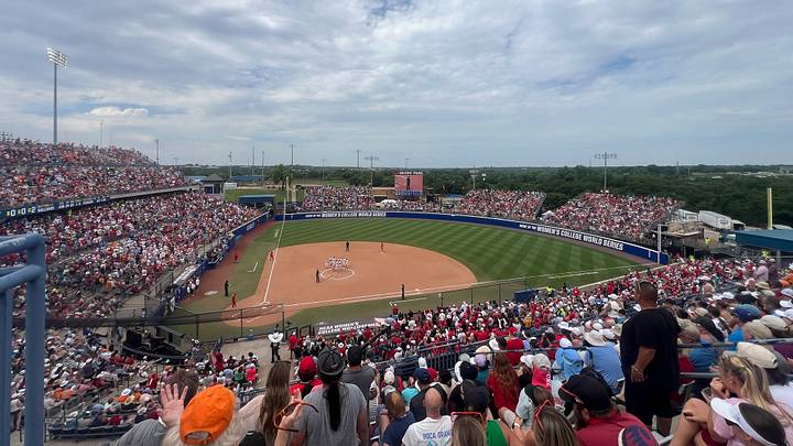 Devon Park in Oklahoma City during the 2026 Women's College World Series Devon Park in Oklahoma City during the 2026 Women's College World Series