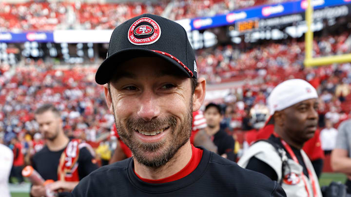 San Francisco 49ers offensive coordinator Klay Kubiak San Francisco 49ers offensive coordinator Klay Kubiak