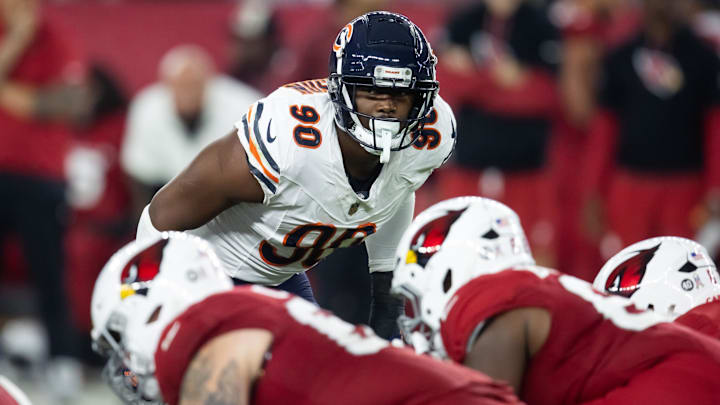 The Bears better be happy with Dominique Robinson as fourth edge for now because they're currently in no cap situation to sign help. The Bears better be happy with Dominique Robinson as fourth edge for now because they're currently in no cap situation to sign help.