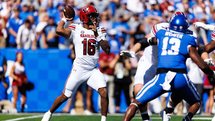 South Carolina football quarterback LaNorris Sellers