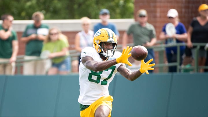 Green Bay Packers wide receiver Romeo Doubs