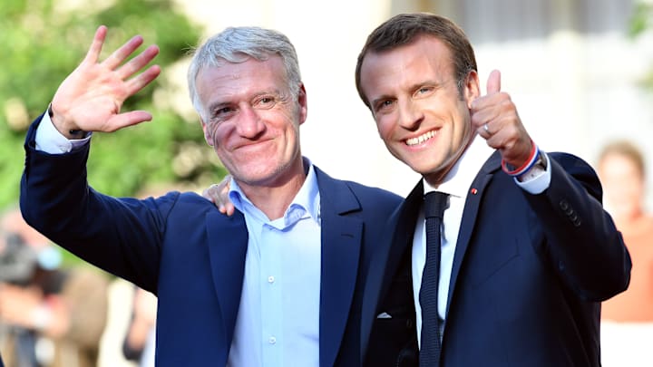 Emmanuel Macron has sent a message to the French Football Federation