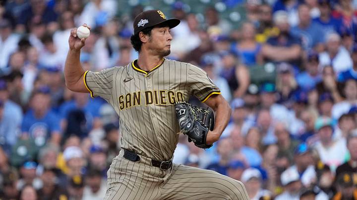 San Diego Padres starting pitcher Yu Darvish. San Diego Padres starting pitcher Yu Darvish.