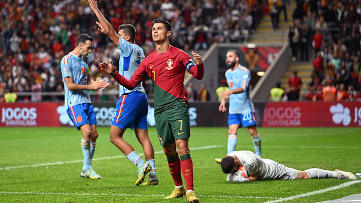 Cristiano Ronaldo drew a blank as Portugal lost to Spain Cristiano Ronaldo drew a blank as Portugal lost to Spain