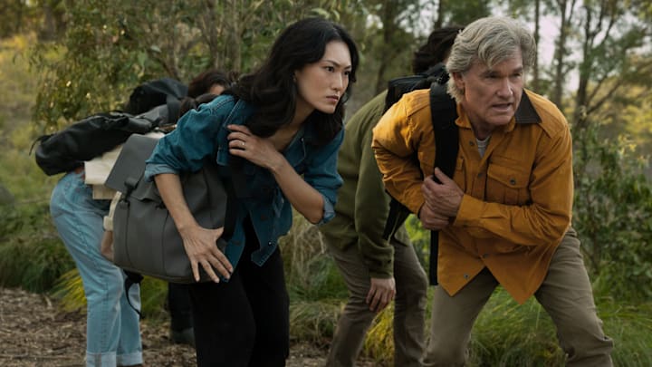 Mari Yamamoto and Kurt Russell in "Monarch: Legacy of Monsters," now streaming on Apple TV.