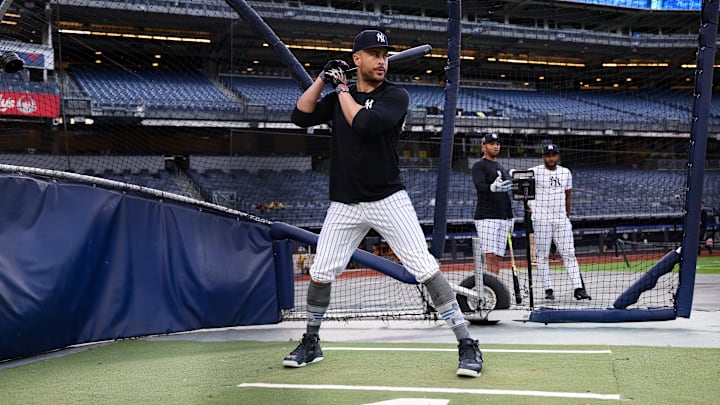 Stanton ha tomado prácticas de bateo en vivo con los Yankees 