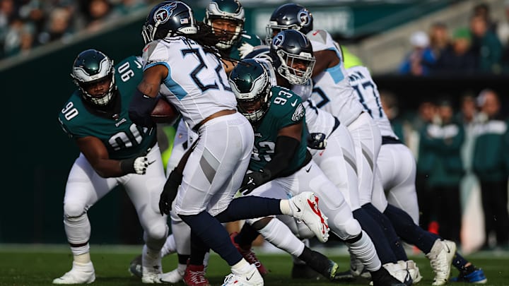 Derrick Henry, Tennessee Titans -  Jordan Davis & Milton Williams, Philadelphia Eagles