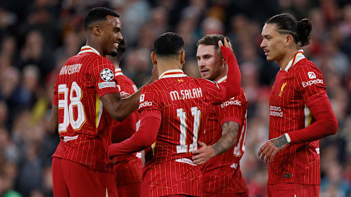 Liverpool FC v Bologna FC 1909 - UEFA Champions League 2024/25 League Phase MD2 Liverpool FC v Bologna FC 1909 - UEFA Champions League 2024/25 League Phase MD2