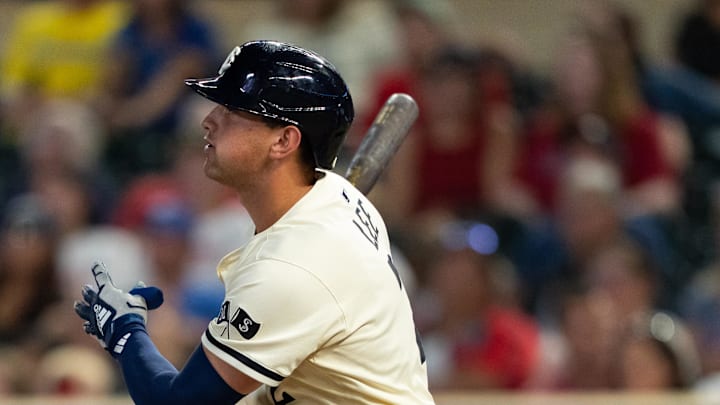 Jul 29, 2025; Minneapolis, Minnesota, USA; Minnesota Twins shortstop Brooks Lee (2) hits a two run home run during the ninth inning against the Boston Red Sox at Target Field. Mandatory Credit: Jordan Johnson-Imagn Images Jul 29, 2025; Minneapolis, Minnesota, USA; Minnesota Twins shortstop Brooks Lee (2) hits a two run home run during the ninth inning against the Boston Red Sox at Target Field. Mandatory Credit: Jordan Johnson-Imagn Images