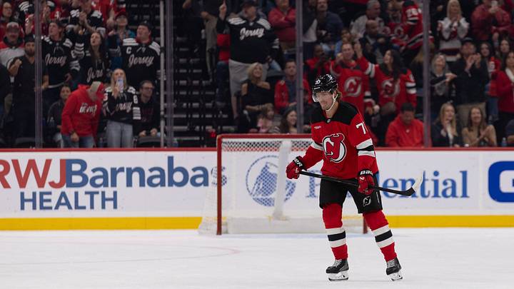 New Jersey Devils center Jesper Boqvist (70) celebrates his goal against the Vancouver Canucks: Thomas Salus-Imagn Images New Jersey Devils center Jesper Boqvist (70) celebrates his goal against the Vancouver Canucks: Thomas Salus-Imagn Images
