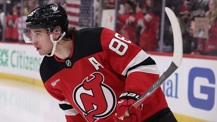 Jack Hughes has an assist in all four games since the Olympic break.