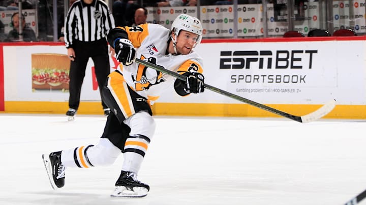Matt Grzelcyk, Pittsburgh Penguins v New Jersey Devils