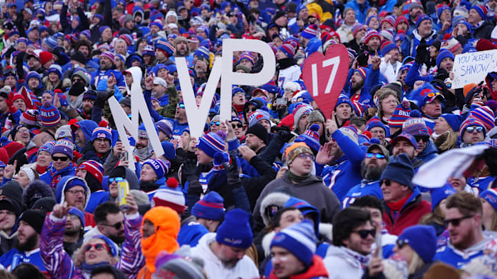 Bills fans cast their vote for Allen to win his first league MVP. He'll face off with Jackson, a two-time MVP winner, next weekend.