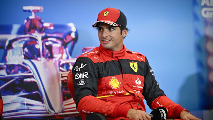 Oct 22, 2022; Austin, Texas, USA; Scuderia Ferrari driver Carlos Sainz (55) of Team Spain is
