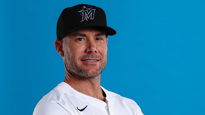 Miami Marlins skipper Skip Schumaker looks to lead the upstart Marlins to a second consecutive post-season appearance in 2024. Schumaker was the N.L. Manager of the Year last season in guiding the Marlins to the playoffs.