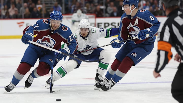 Vancouver Canucks v Colorado Avalanche