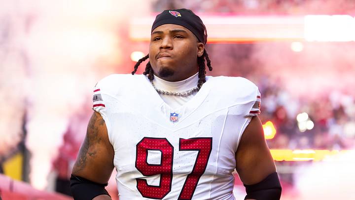 Dec 21, 2025; Glendale, Arizona, USA; Arizona Cardinals defensive lineman Walter Nolen III (97) against the Atlanta Falcons at State Farm Stadium. Mandatory Credit: Mark J. Rebilas-Imagn Images Dec 21, 2025; Glendale, Arizona, USA; Arizona Cardinals defensive lineman Walter Nolen III (97) against the Atlanta Falcons at State Farm Stadium. Mandatory Credit: Mark J. Rebilas-Imagn Images