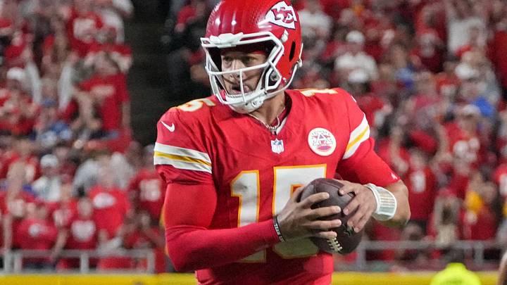 Chiefs quarterback Patrick Mahomes dominated on Sunday night, throwing for 382 yards and three touchdowns in a 33-30 overtime win. Chiefs quarterback Patrick Mahomes dominated on Sunday night, throwing for 382 yards and three touchdowns in a 33-30 overtime win.