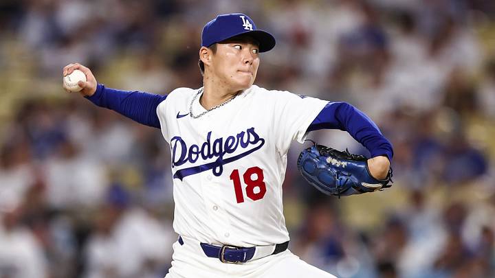 Los Angeles Dodgers pitcher Yoshinobu Yamamoto Los Angeles Dodgers pitcher Yoshinobu Yamamoto