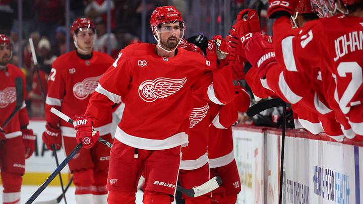 Dylan Larkin had a goal and an assist in a 5-3 win against the Ottawa Senators on Tuesday. Dylan Larkin had a goal and an assist in a 5-3 win against the Ottawa Senators on Tuesday.