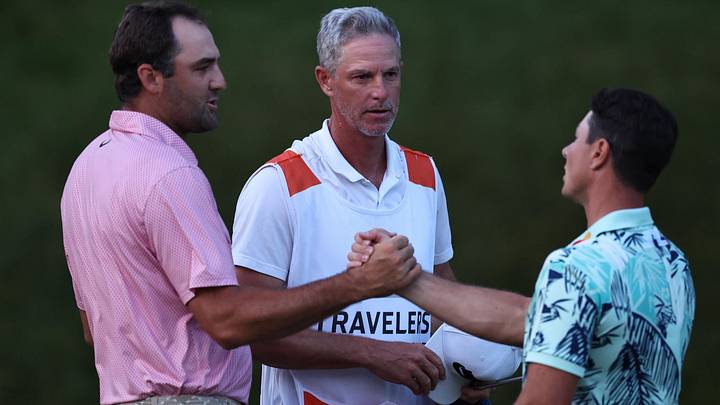 Viktor Hovland and Scottie Scheffler.