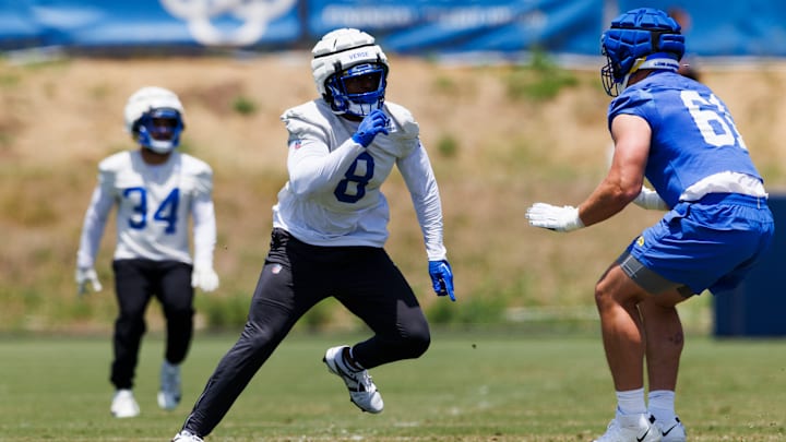 Los Angeles Rams OTA Offseason Workout, Jared Verse