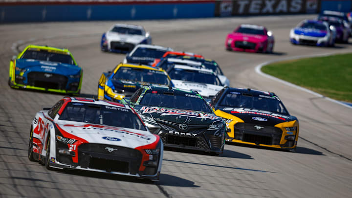 Harrison Burton, Wood Brothers Racing, Ty Gibbs, Joe Gibbs Racing, Chase Briscoe, Joe Gibbs Racing, NASCAR