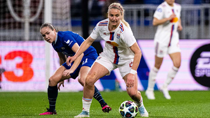 Only one goal separates Chelsea & Lyon from the first leg Only one goal separates Chelsea & Lyon from the first leg