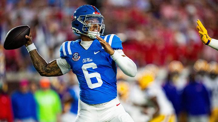 Trinidad Chambliss is the new favorite to win the Heisman on Kalsih. Trinidad Chambliss is the new favorite to win the Heisman on Kalsih.