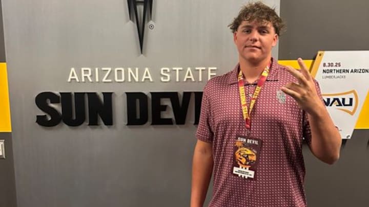 2027 Hudson Whitenight on his Arizona State Sun Devils visit