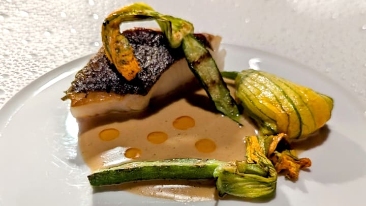 The San Francisco Peninsula offers an amazing dining scene as evidenced by the art put on the plate at Navio