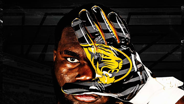 Missouri offensive lineman Henry Fenuku.