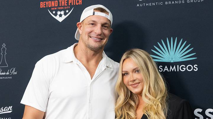 Rob Gronkowski and Camille Kostek Rob Gronkowski and Camille Kostek