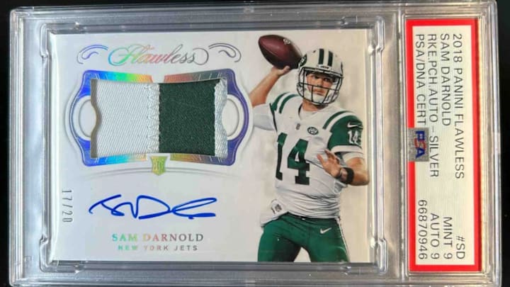 Sam Darnold Rookie Patch Auto