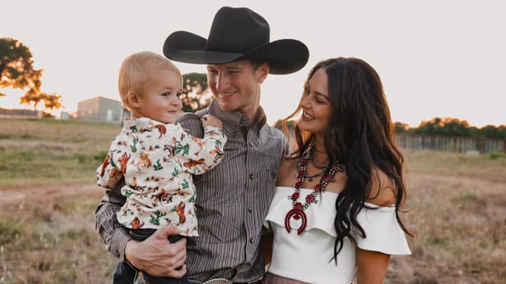 Family photo of Clyde, Sierra and Grayson