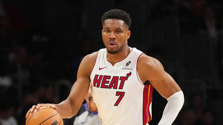 Miami Heat forward Giannis Antetokounmpo is a solid prop target on Wednesday. Miami Heat forward Giannis Antetokounmpo is a solid prop target on Wednesday.